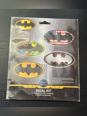 NEW! DC Comics BATMAN Decal Kit (4) Designs (2014)
